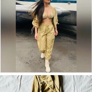 Chic Gold Track Jacket